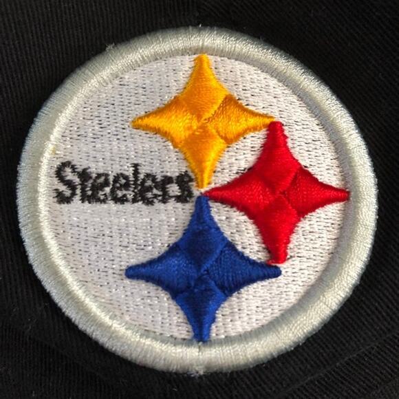 Pittsburgh Steelers hat NFL Team Apparel Snapback Black Cap - Picture 3 of 11